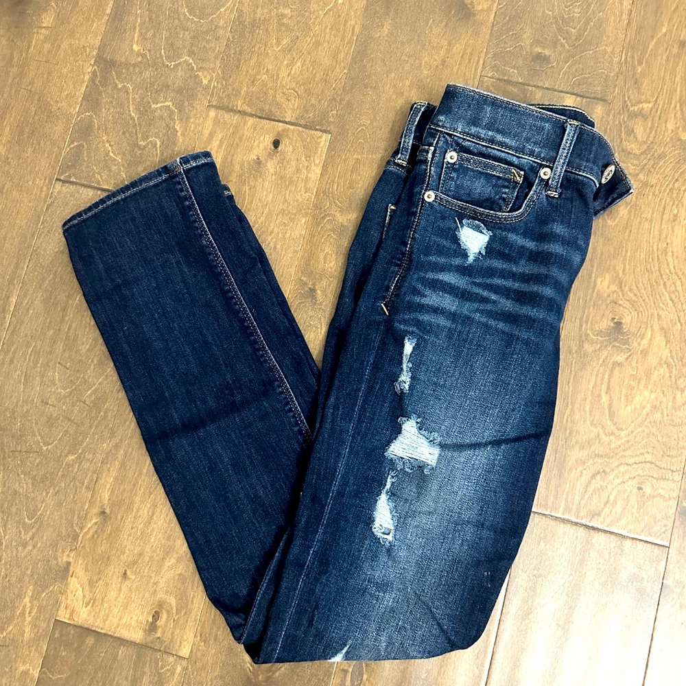 Express Cropped Mid Rise Skinny Jeans size 0